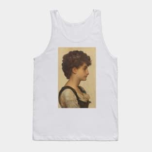 Head of a Girl by Frederic Leighton Tank Top